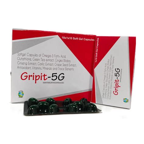 GRIPIT-5G Softgel Capsules Hi-Cure Biotech