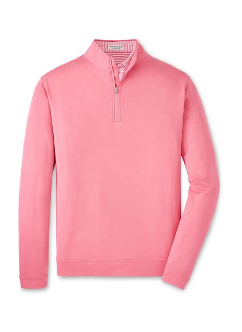 Business Casual Quarter-Zip | Branded Peter Millar Men's Hula Pink ...