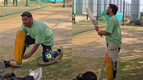 'देखो कौन वापस आ गया है'....MS Dhoni का प्रैक्टिस Video Viral, IPL 2026 ...