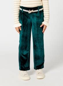 One Friday Relaxed Baby Girls Green Trousers - Buy One Friday Relaxed ...
