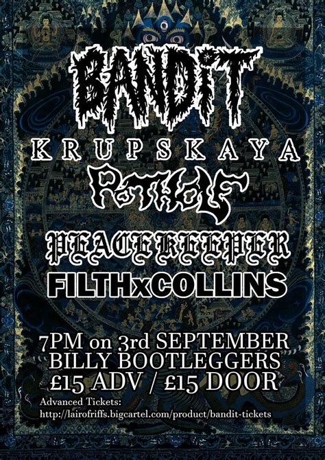 BANDIT, KRUPSKAYA, POTHOLE, PEACEKEEPER, FILTHxCOLLINS LIVE IN ...