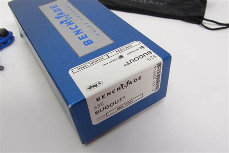 Benchmade 535 Bugout Blue-Class Manual Open CPM-S30V Folding Knife - Blue