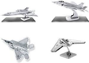 Metal Earth Set Of 4 3D Laser Cut Lockheed Martin Plane Models: F-35 ...