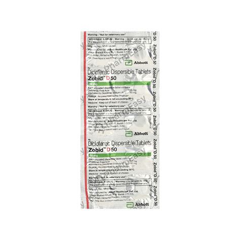 Zobid D Dt 50 MG Tablet (10): Uses, Side Effects, Price & Dosage ...