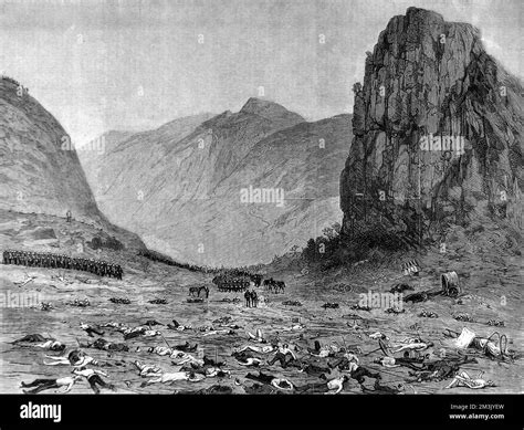 Lord Chelmsford surveying the damage after the Battle of Isandlwana ...