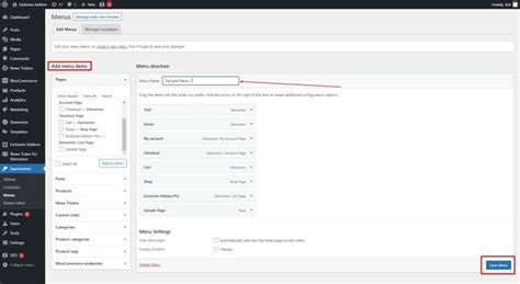 Elementor Menu Tutorials 的图像结果