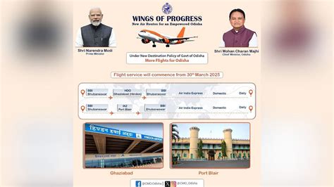 Direct Flights From Bhubaneswar To Ghaziabad & Port Blair To Start From ...