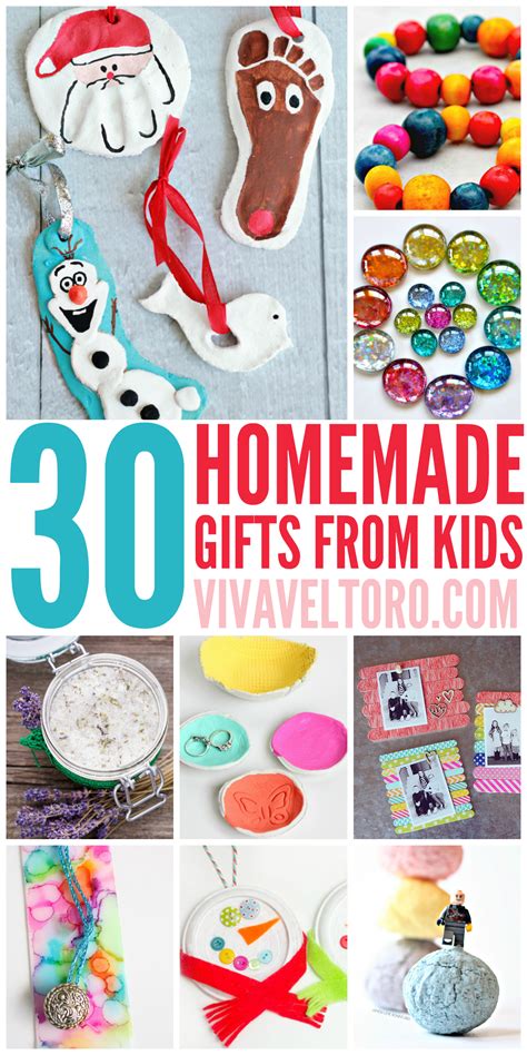30 Homemade Gifts from Kids! | Homemade christmas gifts, Homemade kids ...