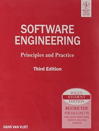 Software Engineering: Principles and Practice, 3ed (WSE) : Hans Van ...