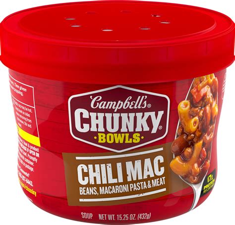 Amazon.com: Campbell’s Chunky Soup, Chili Mac Soup, 15.25 oz ...