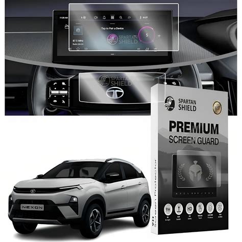 Spartan Shield Screen Guard Combo For New Tata Nexon 2023 Facelift ...