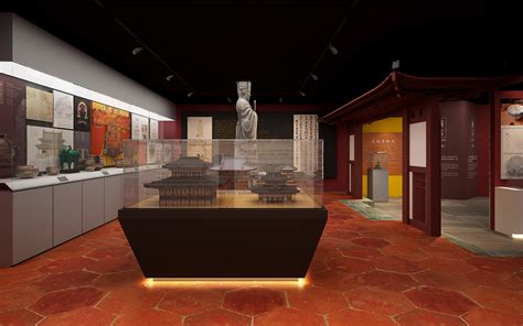 中式博物馆展厅设计图__室内设计_环境设计_设计图库_昵图网nipic.com