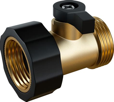 Amazon.com: Little Gardener Hose Shut Off Valve - GHT 3/4 Inch Brass ...
