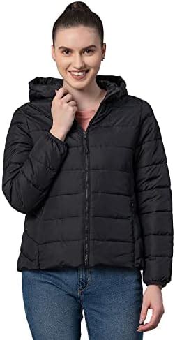 Buy Mode By Red Tape Women Black Padded Jacket_MFJ0081-S at Amazon.in