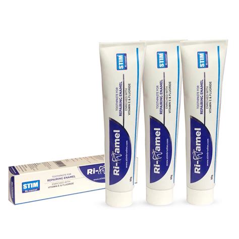 STIM Ri-namel - Toothpaste for Repairing Enamel and Healthy Gums - Pack ...