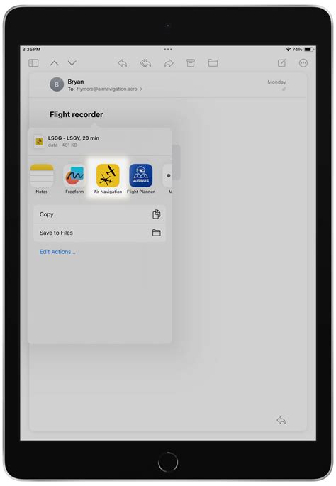 Import / Export data — Air Navigation Pro manual 8.4.0 documentation