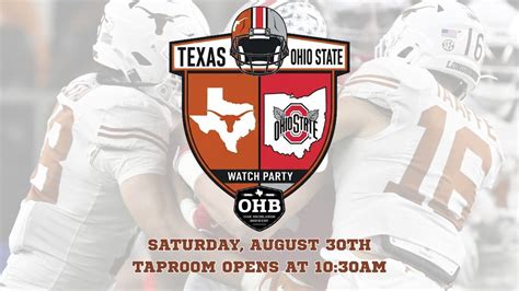 Texas vs Ohio State Watching Party, 500 Lockwood Drive, Richardson, TX ...