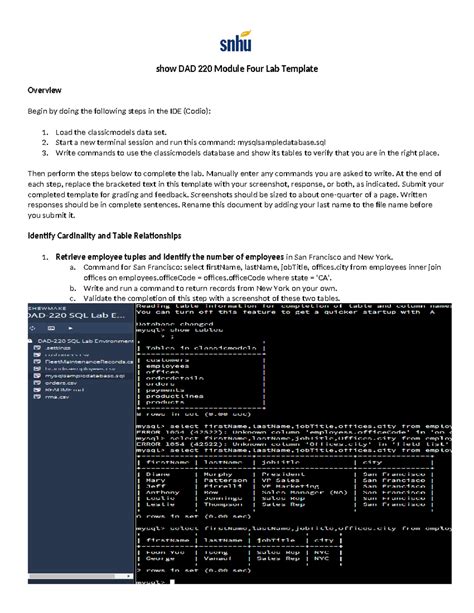 Image result for Dad 220 Module Week 5 Lab