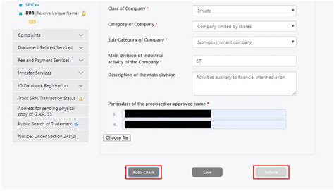 Everything about SPICe form for Company Registration - LegalWiz.in