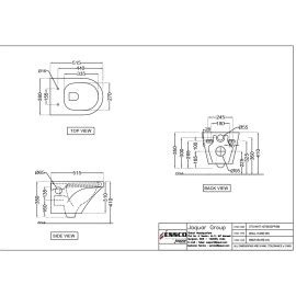Rimless Wall Hung WC – Hygienic & Modern Toilet | Essco by Jaquar