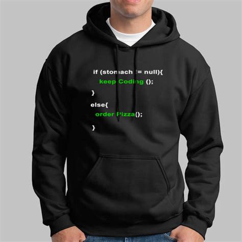 Funny Code - Order Pizza Men's Hoodies For Programmers India – TEEZ.in