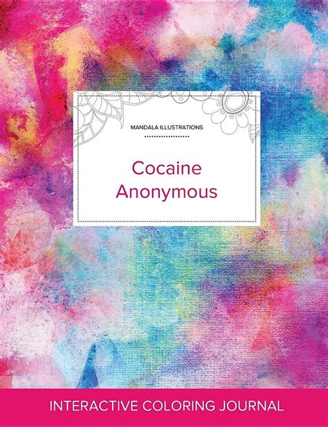 Buy Adult Coloring Journal: Cocaine Anonymous (Mandala Illustrations ...