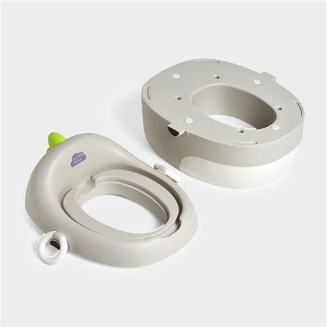 Mi Arcus - Cuddle Grey Baby Potty Seat with Step Stool - Potty Seat