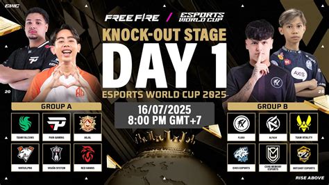 Free Fire Esports World Cup 2025: Knockout Stage Day 1 Details