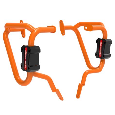 GRAND PITSTOP Crash Guard (Pair) for KTM Duke 390/250 Gen 3 - Orange ...