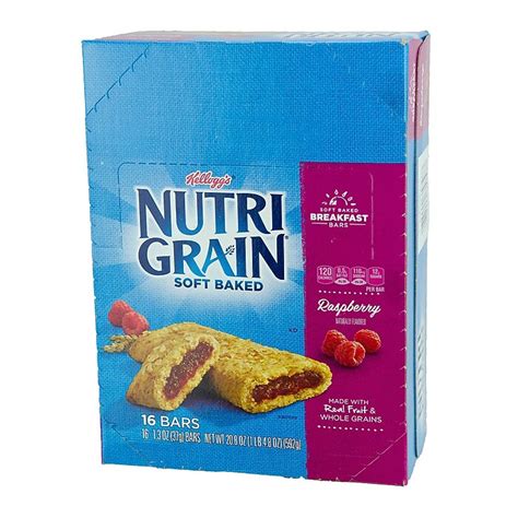 Nutrigrain Bars Raspberry Fruit & Grain Cereal Bars 8 Count | Amazon ...