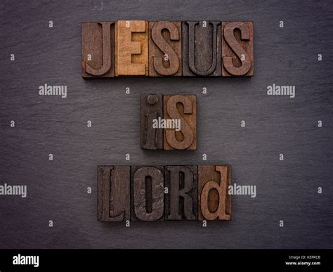 Jesus is Lord Stock Photo - Alamy