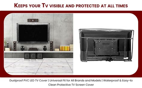 The Furnishing Tree Waterproof & Dustproof PVC LED/LCD/Monitor TV Cover ...