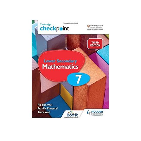 Buy Cambridge Checkpoint Lower Secondary Mathematics Student's Book 7 ...