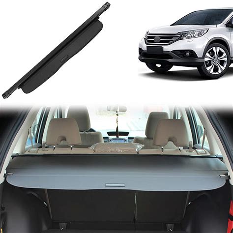 Orealtool Black Retractable Cargo Cover Luggage Shade Shield For Honda ...