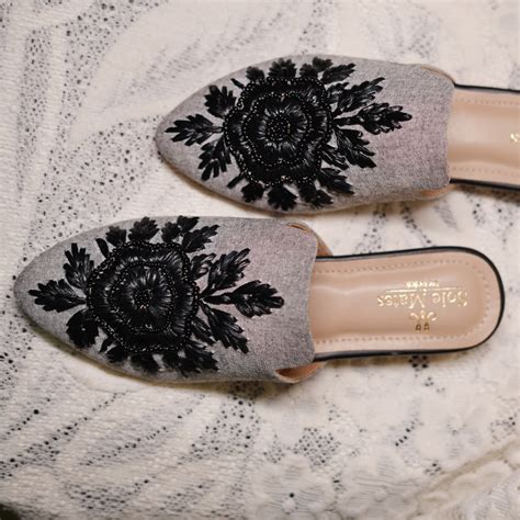 Monroe grey Mules – Solematesbypalak