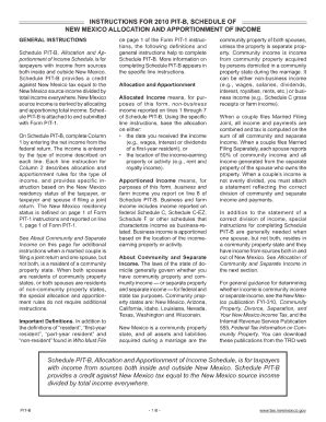 2013 new mexico pit instructions - Blank Fillable Template | Fill Out ...