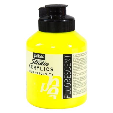 htconline.in| Pebeo Studio Acrylic High Viscosity 500ml Fluorescent ...