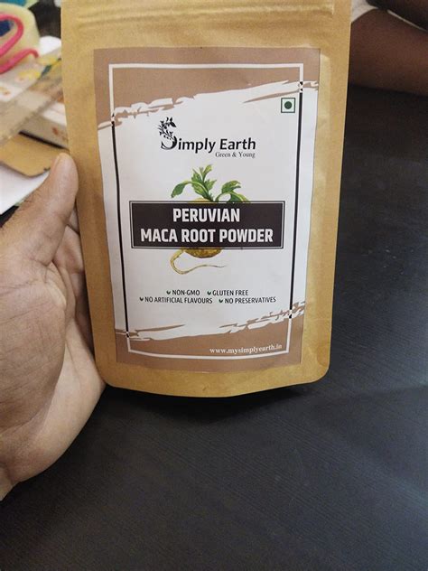 Simply Earth Peruvian Black Maca Root Powder | Boosts Energy and ...