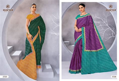 Deeptex Mother India Vol 57 Cotton Printed Saree Collection