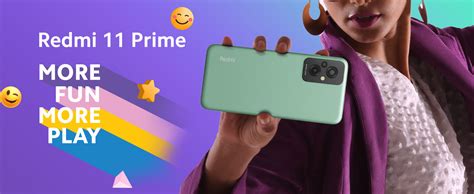 Redmi 11 Prime (Flashy Black, 4GB RAM, 64GB Storage) | Prime Design ...