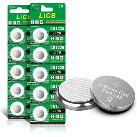 LiCB CR1225 3V Lithium Battery(10-Pack) : Amazon.in: Electronics