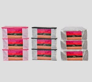 ANNORA INTERNATIONAL Saree cover/ Travel Bag/ Clothes cover Designer ...