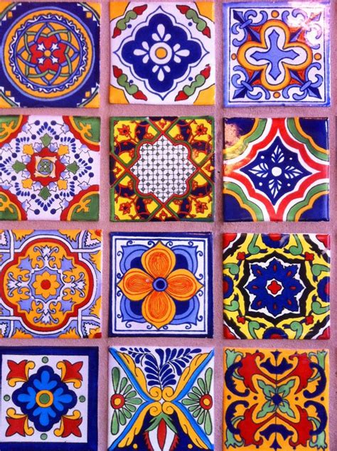 Vibrant Talavera-style Mexican Tiles