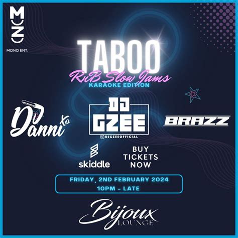 Taboo RnB Slow Jams: Karaoke Edition, Bijoux Lounge, Birmingham, 2 ...
