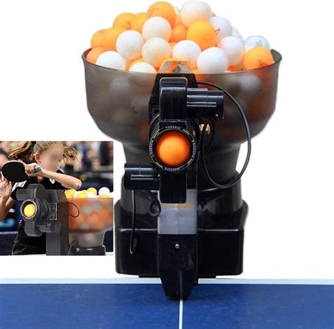 Amazon.com: Table Tennis Robot Portable with 36 Different Spin Balls ...