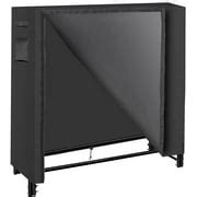 Buy lafuria 4ft Firewood Log Rack with Cover Combo Set Outdoor Heavy ...