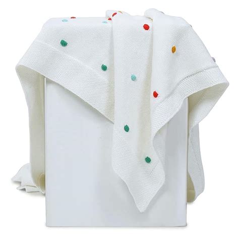 haus & kinder 100% Cotton Knitted Blanket for New Born Baby