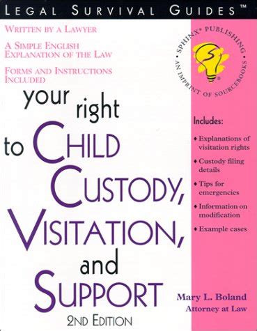 Buy Your Right to Child Custody, Visitation and Support Book Online at ...