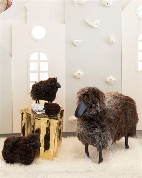Handcrafted Elegance: Pop Corn Life-Size Sheep with Real Sheepskin ...
