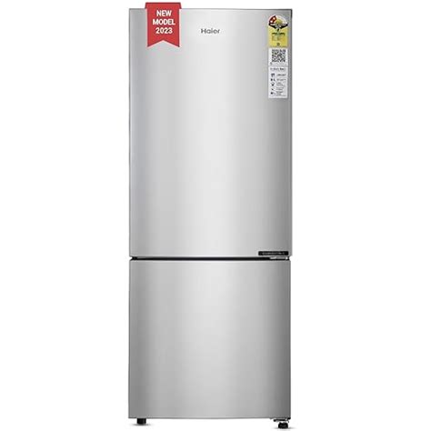 Haier 237L 2 Star Frost Free Double Door Bottom Mount Refrigerator (HEB ...